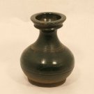 Chinese Han Dynasty Hu form vase in green glaze