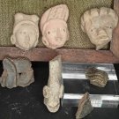Mexican Pre Columbian Tlatilco Terracotta nice heads Group lot 3