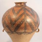Neolithic Chinese pottery, Majiayao culture Urn with Zig Zag Pattern