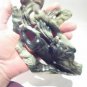 Chinese Green Jade like stone foo dog