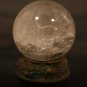 Large Quartz Crystal Sphere with Rainbows