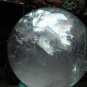 Large Quartz Crystal Sphere with Rainbows