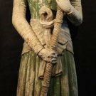 Indian 17th-18thc Mughal Palace Guard Statue in stucco