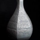 Song Style Qingbai glazed Molded vase with Floral designs