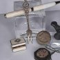 Group Lot boxes Pre Columbian Whistle Fossilized Pen and more