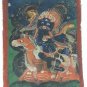 Antique Tsakli: Shri Devi miniature Tangka