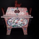 Vintage Chinese Archaistic form Censor with Shi Shi- Foo dog Finial