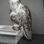 Hongshan Dark Green Jade Toggle or figure of a Seated Bird