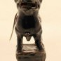 Chinese Ming Style Brown Glazed Foo Dog Candle Stick