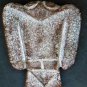 Hongshan Red Brown Jade Nephrite Owl Toggle pendant figure