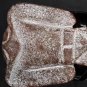 Hongshan Red Brown Jade Nephrite Owl Toggle pendant figure