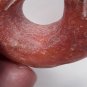 Hongshan Red Orange double headed C Dragon Pendant toggle