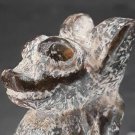 Hongshan Nephrite Jade Toggle Pendant of a Pregnant Dragon