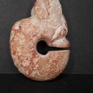 Hongshan Orange Jade Toggle or figure of a Pig Dragon