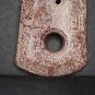 Hongshan Ax blade Nephrite Jade pendant with writing