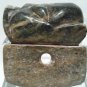 Hongshan nephrite Jade ax face toggle pendant