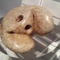 Hongshan Chicken Bone white Jade Owl Or Bat Man mask Pendant