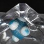 Early Chinese Possibly Han Dragon Fly or Eye Bead in blue and opaque
