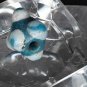 Early Chinese Possibly Han Dragon Fly or Eye Bead in blue and opaque