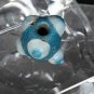 Early Chinese Possibly Han Dragon Fly or Eye Bead in blue and opaque