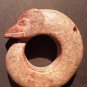 Neolithic Honshan Dragon Bi disk in Nephrite