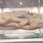 Early Chinese white Jade? pebble Pendant of flowers
