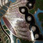 Japanese Champlevé cloisonné Bronze vase with florals and Butterfly's