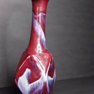 Chinese molded Flambe glazed vase unique design