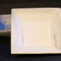 Hand carved white marble plate