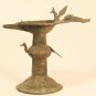 19th c lost was bronze oil lamp from Orissa