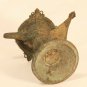 19th c lost was bronze oil lamp from Orissa