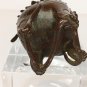 Chinese bronze Foo Lion Miniature Censor