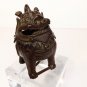 Chinese bronze Foo Lion Miniature Censor