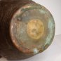 Antique Islamic Copper Vase Hand Carved Animals And Calligraphy