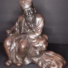 Chinese Bronze figure of a Sage sale