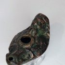 Early Bronze oil lamp with a male Gods face Syria ?