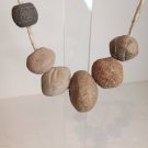 India Gupta Period Terracotta necklace beads with patterns