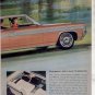 * 1963 OLDSMOBILE STARFIRE PHOTO PRINT AD 2-PAGE
