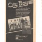 1979 CITY BOY THE DAY THE EARTH CAUGHT FIRE PROMO AD