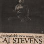 * 1974 CAT STEVENS POSTER TYPE PROMO AD