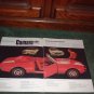 1966 1967 CHEVY CAMARO SS 350 CONVERTABLE CAR AD 4-PAGE