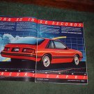 1982 1983 MERCURY CAPRI CAR AD 2-PAGE