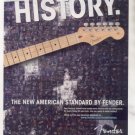 * FENDER STRATOCASTER GUITAR AD 2-PAGE