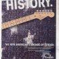 * FENDER STRATOCASTER GUITAR AD 2-PAGE