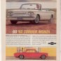 * 1963 CHEVY CORVAIR PHOTO PRINT AD
