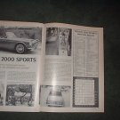 1967 DATSUN 2000 SPORTS ROAD TEST CAR AD 2-PAGE