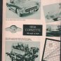 * 1956 CHEVY CORVETTE ARTICLE CAR AD PRINT 2-PAGE