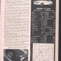 * 1956 BORGWARD ISABELLA TS ROAD TEST CAR AD-2-PAGE
