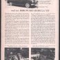 * 1956 BORGWARD ISABELLA TS ROAD TEST CAR AD-2-PAGE