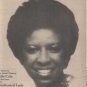 * 1976 NATALIE COLE POSTER TYPE PRINT AD